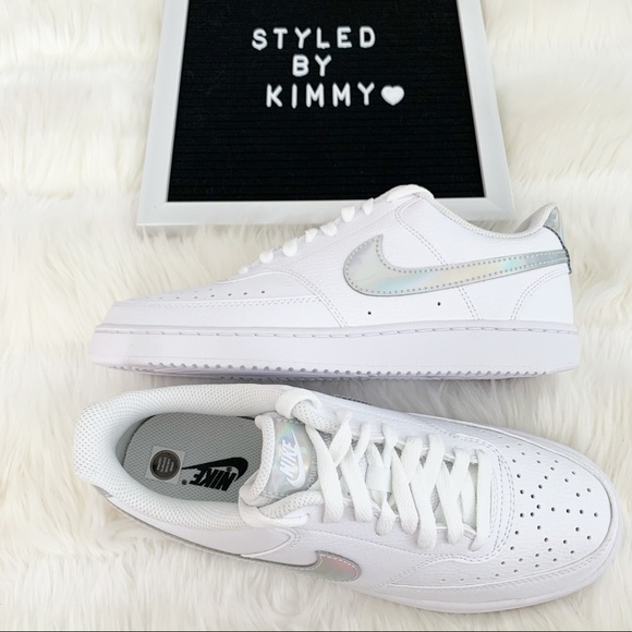 NIKE Court Sneakers White Shoes New Shoe - Picture 6 of 7